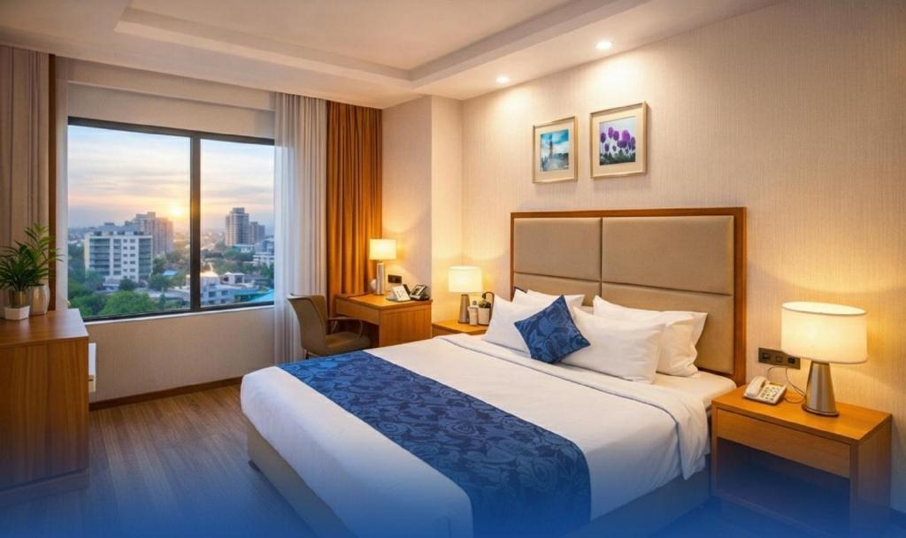Deluxe Couple AC Room at Baridhara Diplomatic Zone4227
